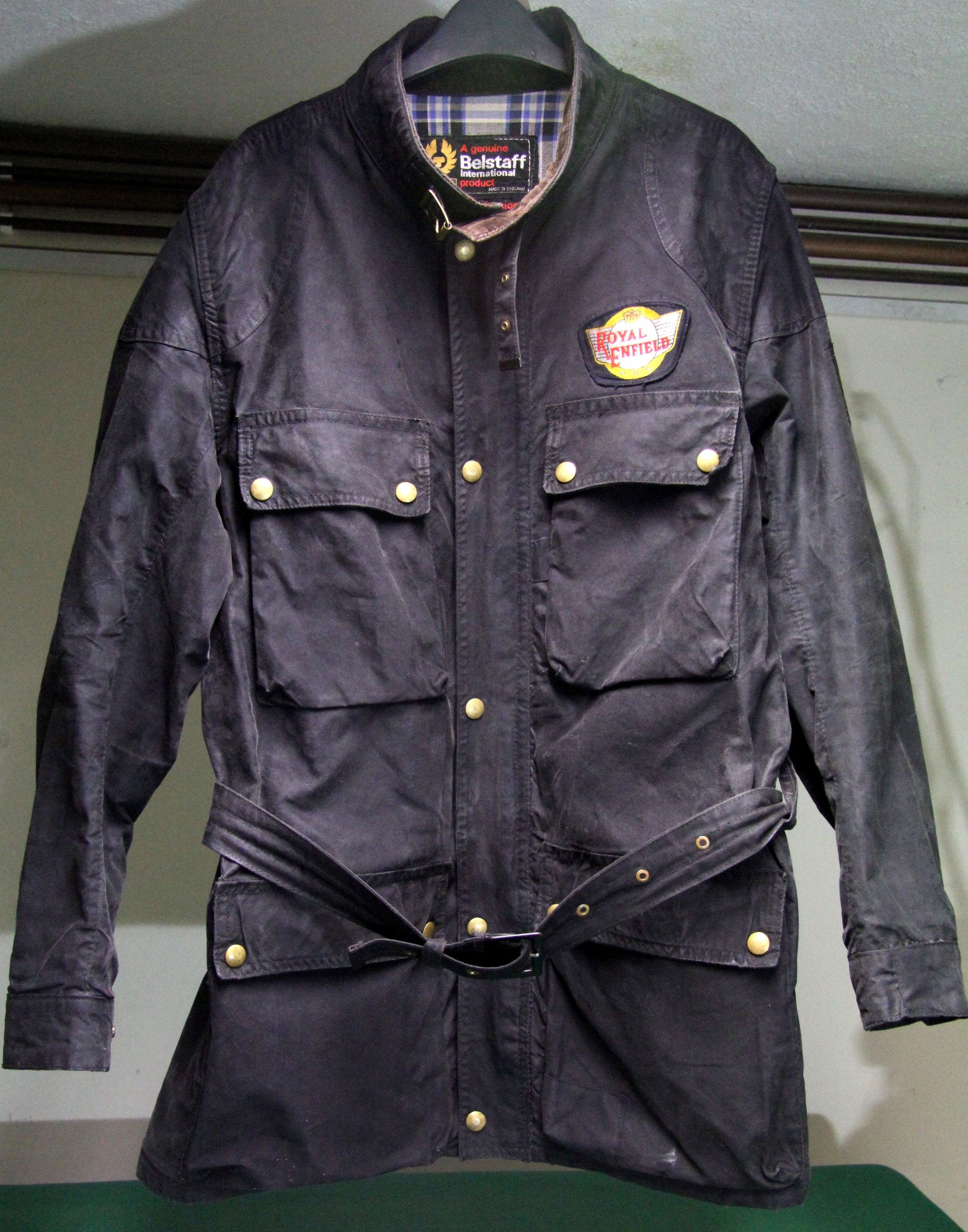 After wax jacket cleaning and re-waxing